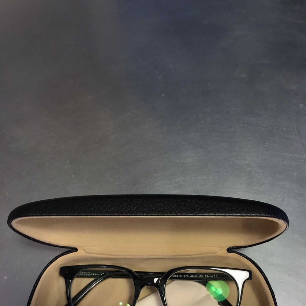 Warby Parker Keene Frame. Grey-blue.